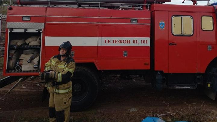 В Саратове на пожаре пострадал ребенок