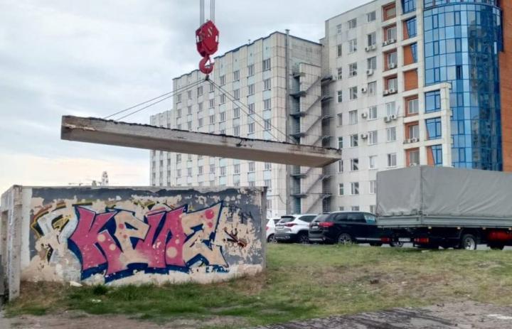 С Новой Набережной в Саратове убрали последний гараж